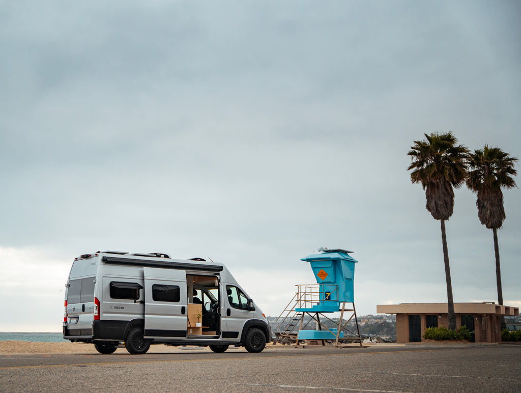 Noovo at the Beach near the Adventure Van Expo