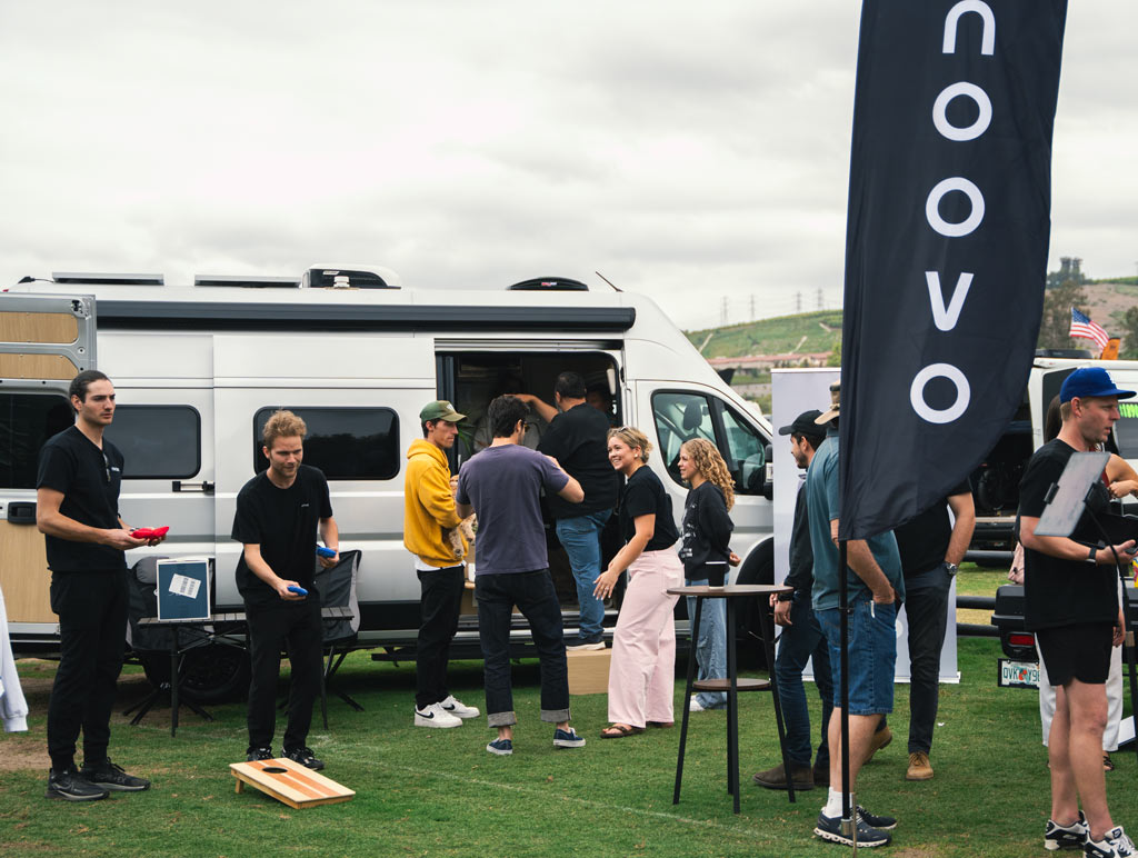 Noovo at the San Juan Capistrano Adventure Van Expo in Orange County